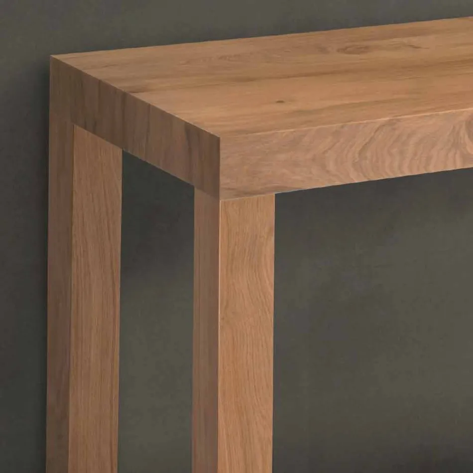 Mesa consola extensible en madera chapada Made in Italy - Gordito Viadurini