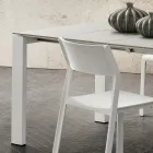 Mesa de cocina extensible hasta 240 cm en fino HPL Made in Italy - Júpiter Viadurini