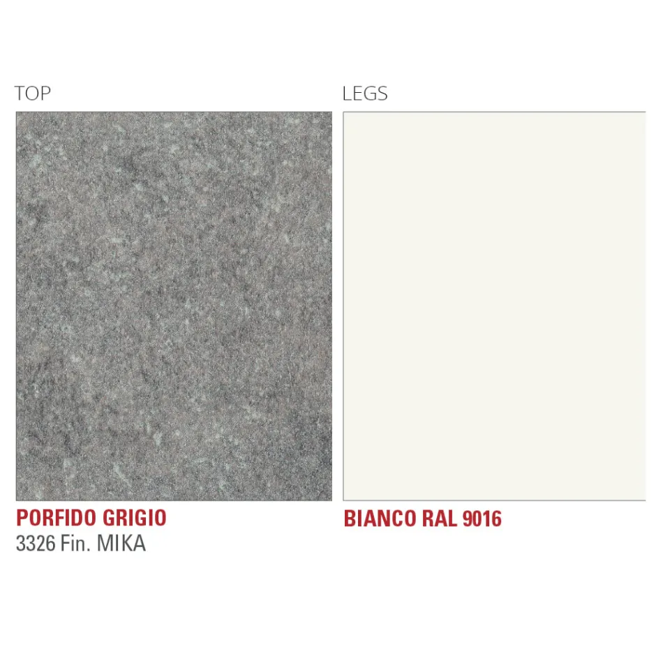 Mesa de cocina extensible hasta 240 cm en fino HPL Made in Italy - Júpiter Viadurini