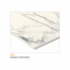 Mesa de cocina extensible hasta 280 cm efecto mármol Made in Italy - Pinocho Viadurini