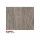 Mesa de cocina con tapa de melamina y base de metal Made in Italy - Spilla Viadurini