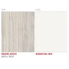 Mesa de cocina en HPL con fina base de metal Made in Italy - Pinocho Viadurini