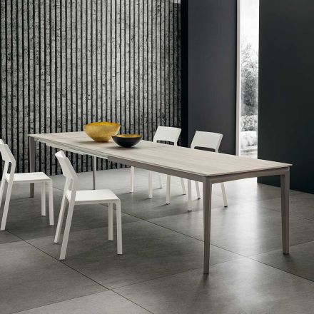Mesa de Cocina Extensible hasta 240 cm en HPL Made in Italy - Fantástica Viadurini