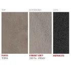 Mesa de cocina extensible de cerámica laminada fina Made in Italy - Efisto Viadurini