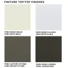 Mesa de cocina Fenix extensible hasta 300 cm Made in Italy - Grotta Viadurini