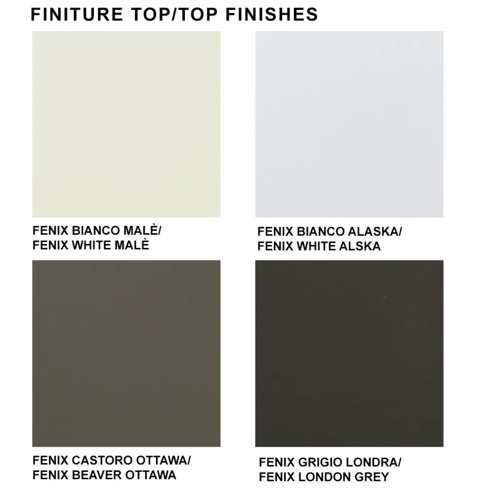 Mesa de cocina Fenix extensible hasta 300 cm Made in Italy - Grotta Viadurini