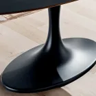 Mesa de Cocina en Fénix y Mármol Sintético Lacado Made in Italy - Brontolo Viadurini