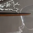 Mesa de Cocina en Fénix y Mármol Sintético Lacado Made in Italy - Brontolo Viadurini