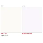 Mesa de cocina en Fenix y metal blanco de calidad Made in Italy - Carlino Viadurini