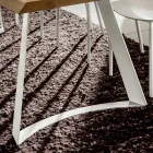 Mesa de cocina en madera descortezada de alta calidad Made in Italy - Pinocho Viadurini