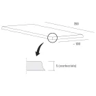 Mesa de cocina de madera descortezada de alta calidad Made in Italy - Pinocho Viadurini