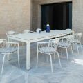 Mesa Exterior Extensible a 250 cm en Metal Made in Italy - Beverly