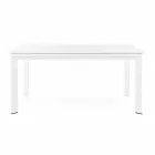 Mesa de exterior extensible hasta 160 cm en aluminio Homemotion - Andries Viadurini