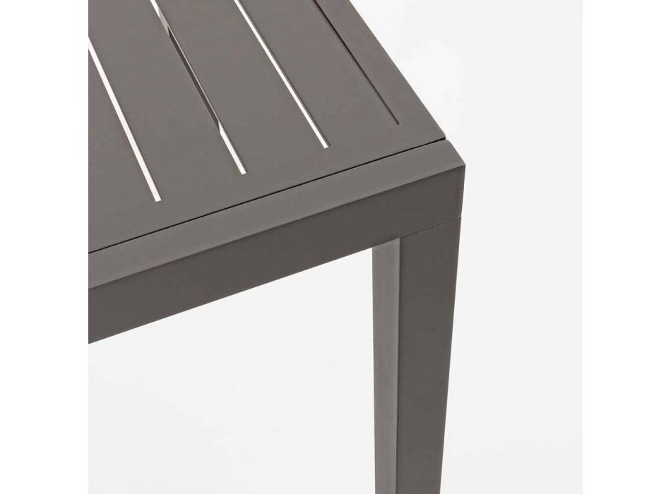 Mesa de exterior extensible hasta 240 cm en aluminio, Homemotion - Arold Viadurini