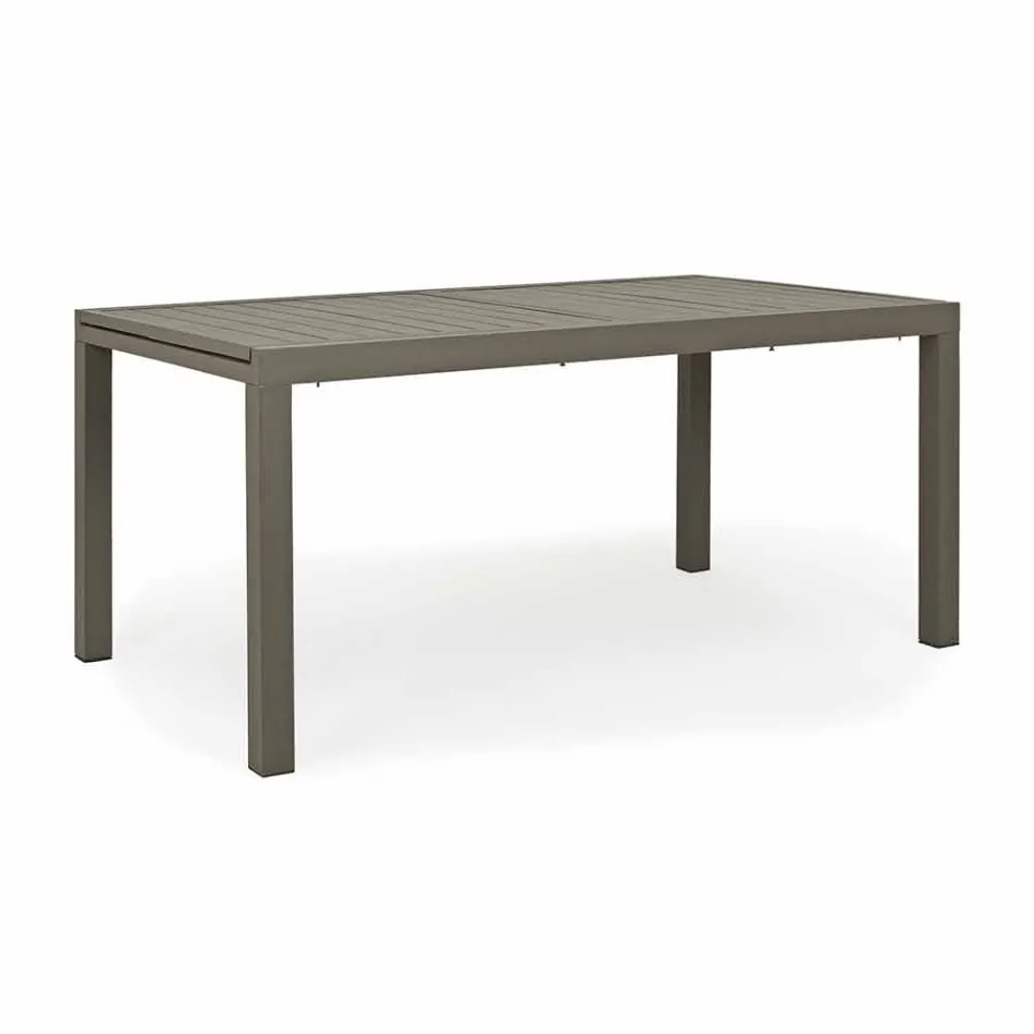 Mesa de exterior extensible hasta 240 cm en aluminio, Homemotion - Arold Viadurini