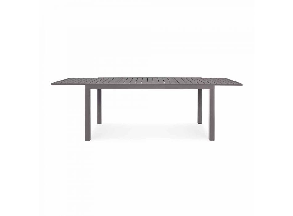 Mesa de exterior extensible hasta 240 cm en aluminio, Homemotion - Arold Viadurini