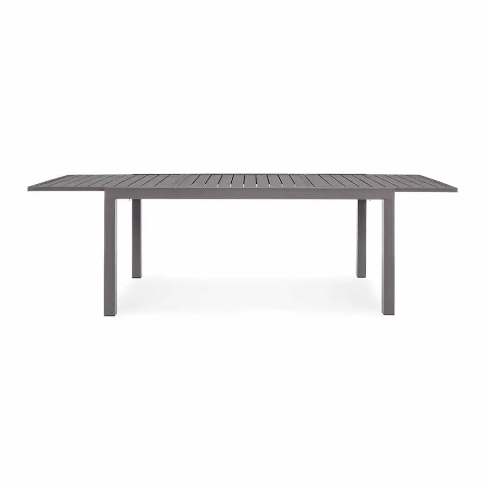 Mesa de exterior extensible hasta 240 cm en aluminio, Homemotion - Arold Viadurini