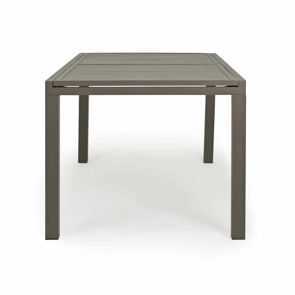 Mesa de exterior extensible hasta 240 cm en aluminio, Homemotion - Arold Viadurini