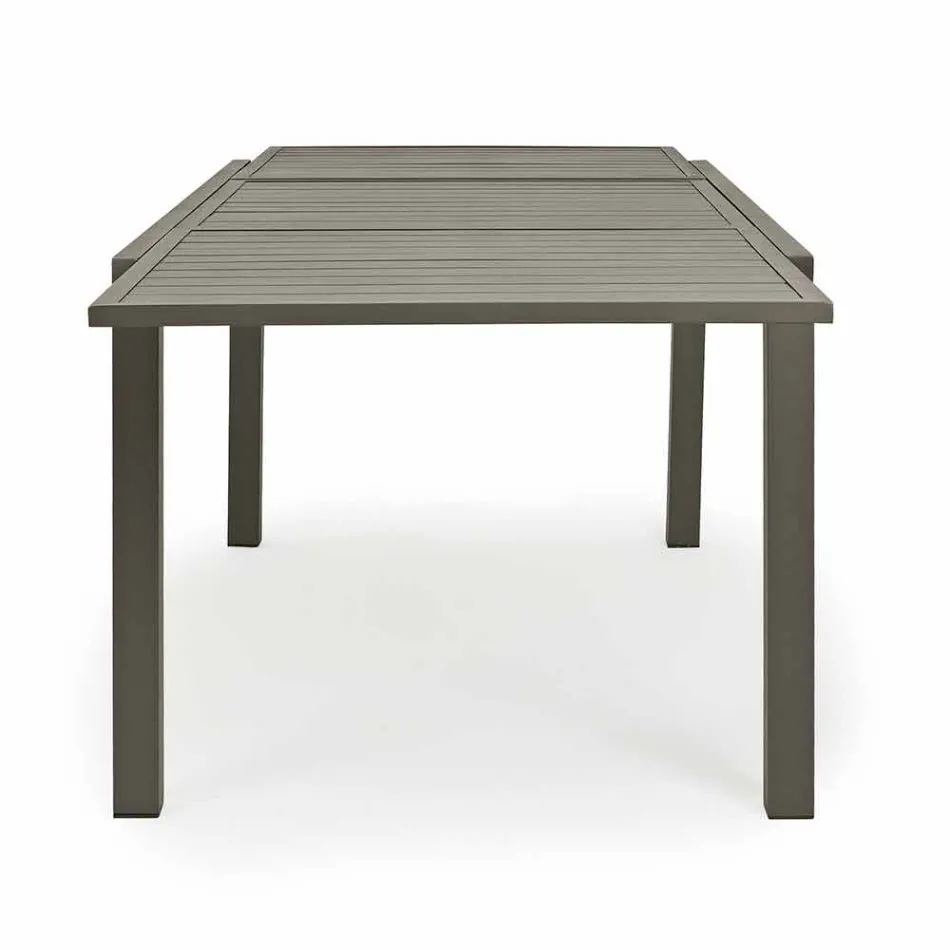 Mesa de exterior extensible hasta 240 cm en aluminio, Homemotion - Arold Viadurini