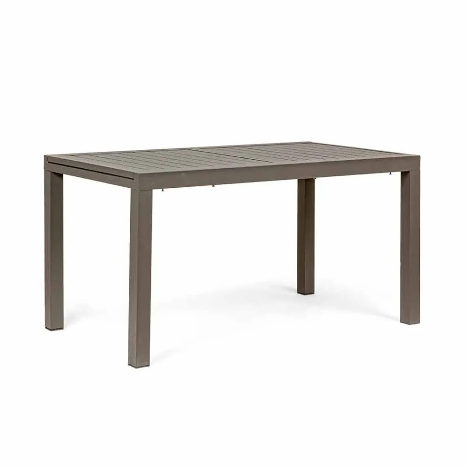 Mesa de exterior extensible hasta 240 cm en aluminio, Homemotion - Arold Viadurini