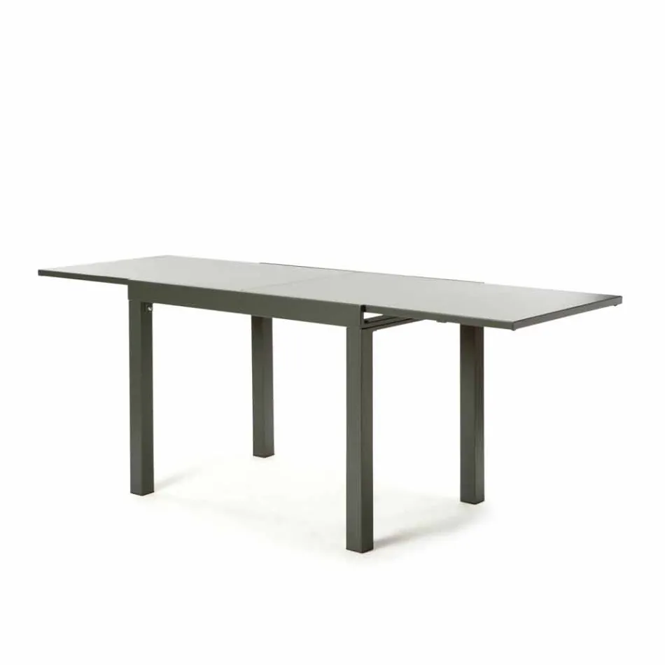 Mesa extensible para exteriores de hasta 280 cm en metal Made in Italy - Dego Viadurini