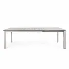 Mesa extensible para exteriores en aluminio Diseño moderno Homemotion - Casper Viadurini