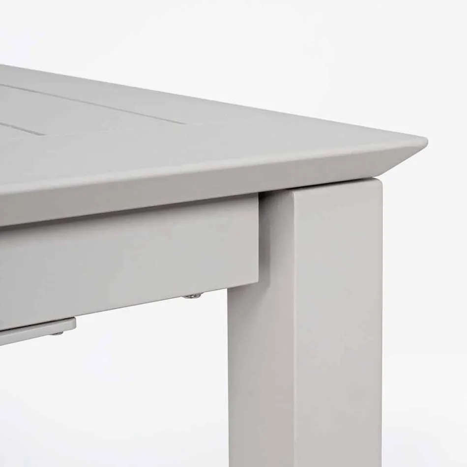 Mesa extensible para exteriores en aluminio Diseño moderno Homemotion - Casper Viadurini