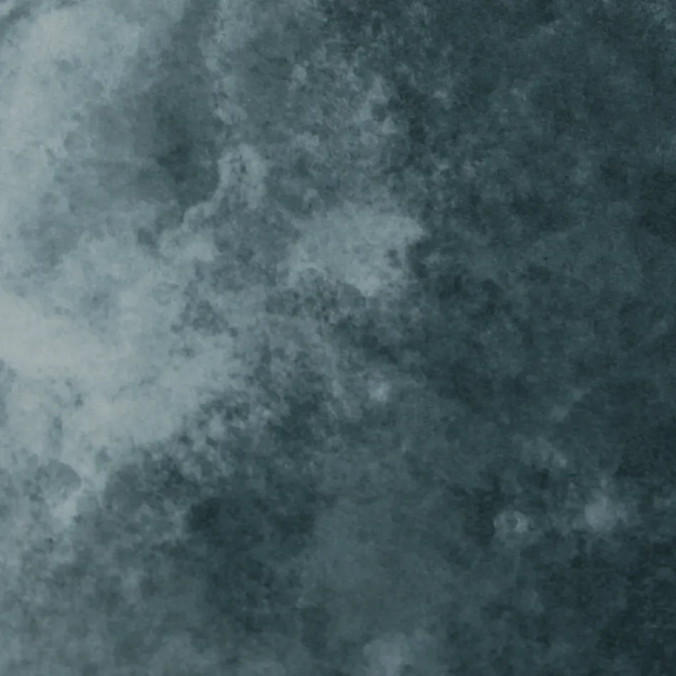 Mesa de exterior con base de madera y tapa de cerámica azul océano - Infinity Viadurini