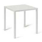 Mesa Exterior con Estructura de Acero Galvanizado Made in Italy - Azul Viadurini