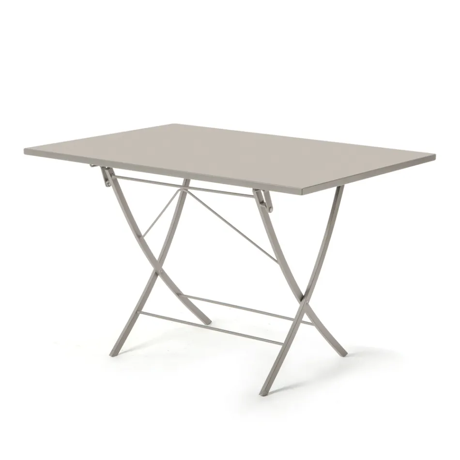 Mesa de exterior de acero galvanizado Made in Italy - Blair Viadurini