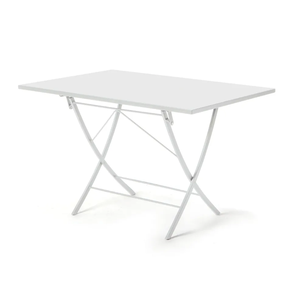 Mesa de exterior de acero galvanizado Made in Italy - Blair Viadurini