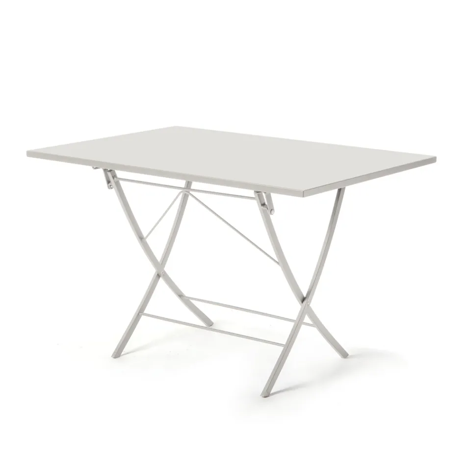 Mesa de exterior de acero galvanizado Made in Italy - Blair Viadurini