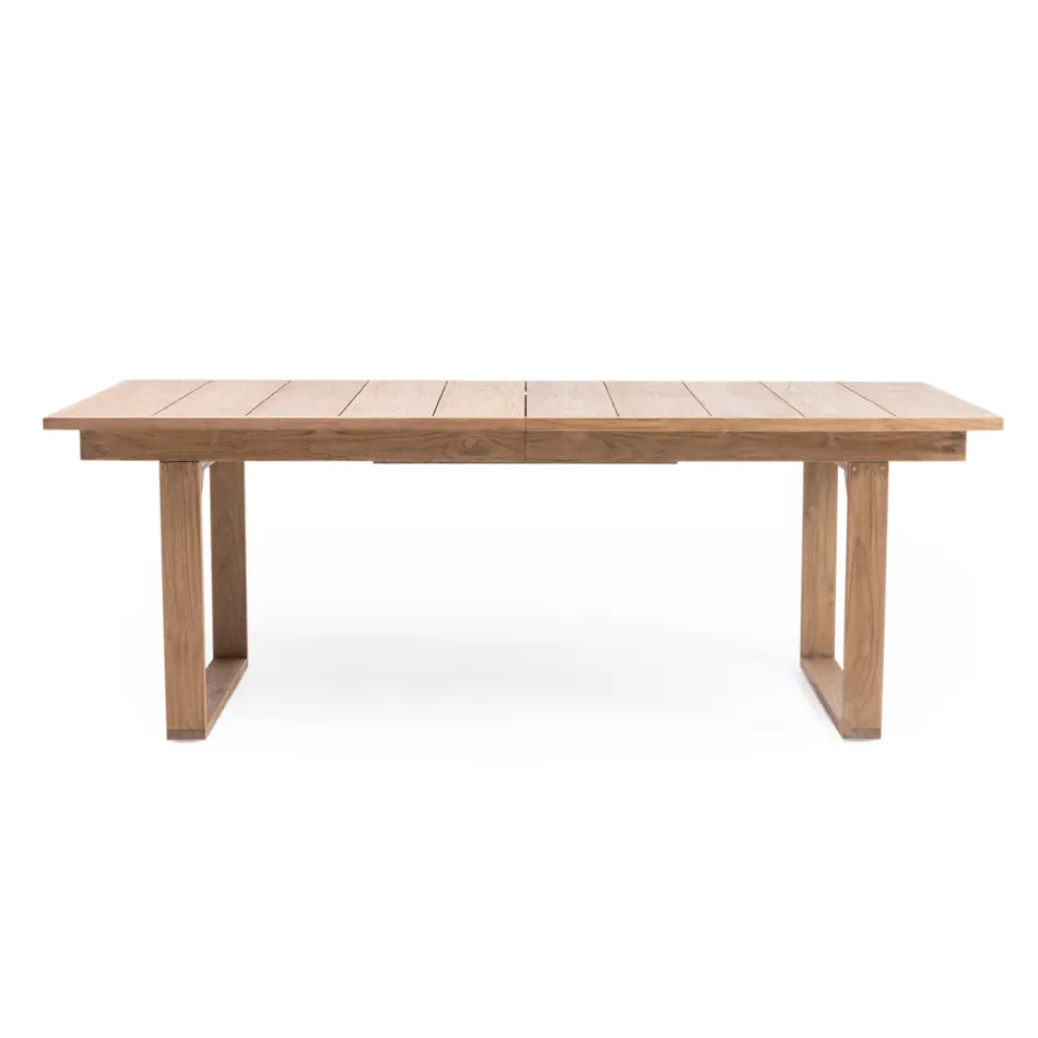 Mesa de Exterior en Madera de Teca Extensible a 270 cm - Marie Viadurini
