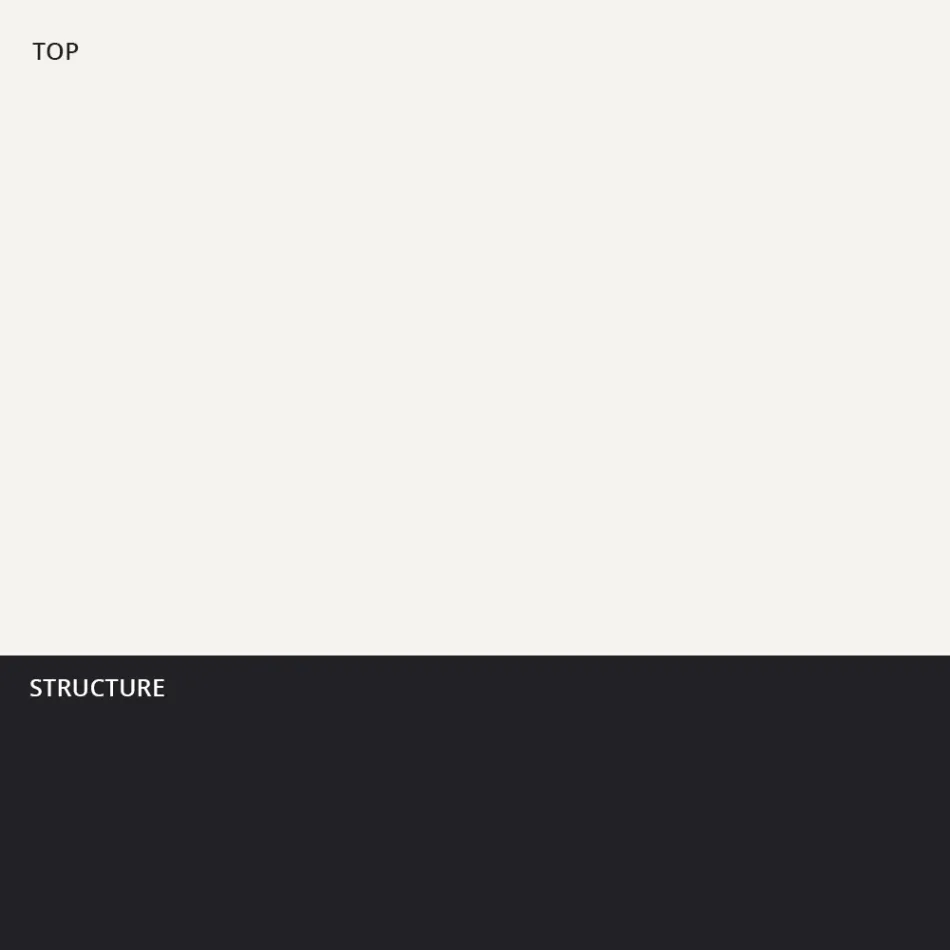 Mesa de exterior moderna en Hpl y polietileno mate Made in Italy - Forlina Viadurini