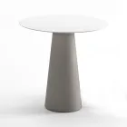 Mesa de exterior moderna en Hpl y polietileno mate Made in Italy - Forlina Viadurini