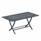 Mesa plegable de exterior en metal pintado moderno Hecho en Italia - Doria Viadurini