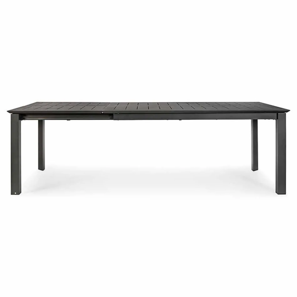 Mesa de jardín extensible hasta 240 cm en aluminio Homemotion - Pemberton Viadurini