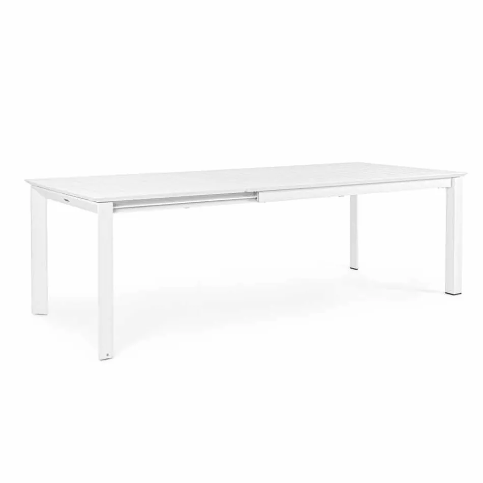 Mesa de jardín extensible hasta 240 cm en aluminio Homemotion - Pemberton Viadurini