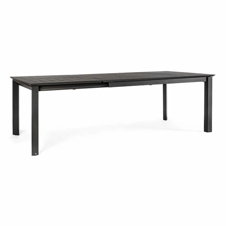 Mesa de jardín extensible hasta 240 cm en aluminio Homemotion - Pemberton Viadurini