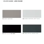 Base de mesa de jardín en acero galvanizado con tapa de HPL Made in Italy - Brienne Viadurini