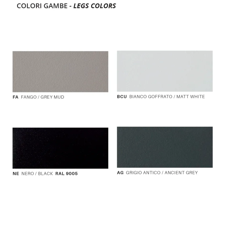 Base de mesa de jardín en acero galvanizado con tapa de HPL Made in Italy - Brienne Viadurini