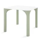 Mesa de jardín en Hpl con patas de polietileno Made in Italy - Glen Viadurini