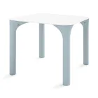 Mesa de jardín en Hpl con patas de polietileno Made in Italy - Glen Viadurini