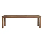 Mesa de jardín rectangular hecha de teca reciclada - Elianto  Viadurini