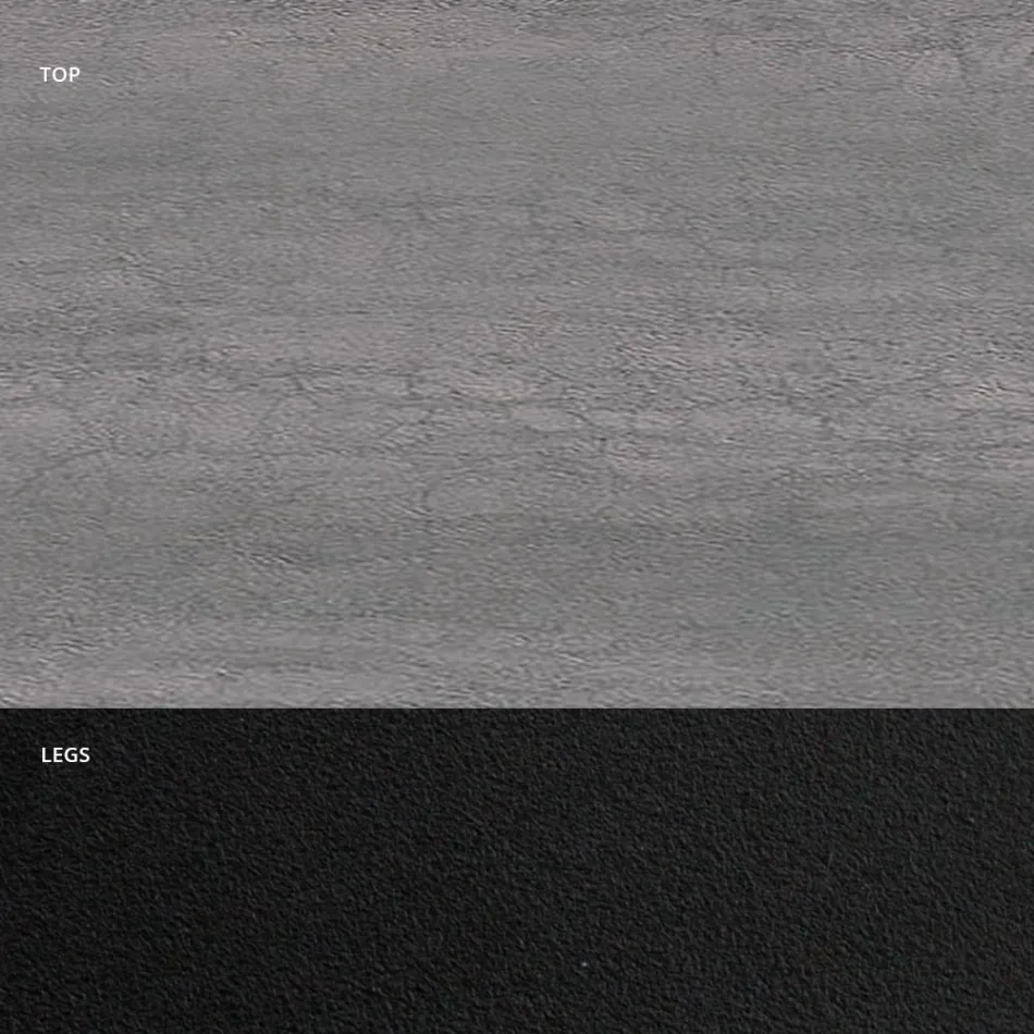 Mesa de comedor en forma de barril en hipermármol Made in Italy - Ezzellino Viadurini