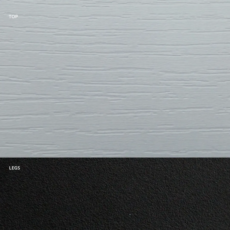 Mesa de comedor en forma de barril en laminado efecto madera Made in Italy - Cave Viadurini