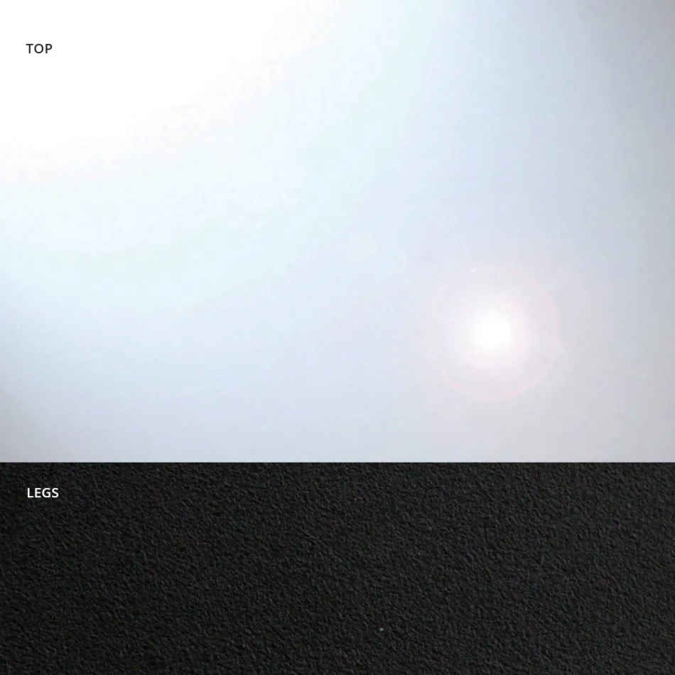 Mesa de comedor en forma de barril de vidrio y acero Made in Italy - Cave Viadurini