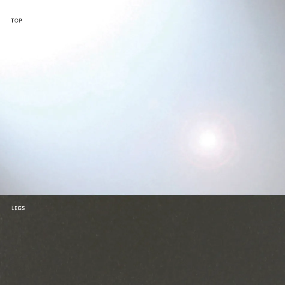 Mesa de comedor en forma de barril de vidrio y acero Made in Italy - Cave Viadurini