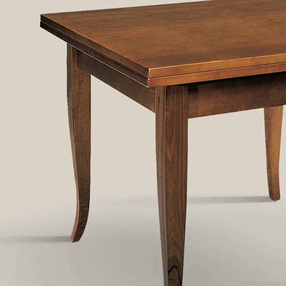 Mesa de Comedor Extensible 240 cm Estilo Clásico Made in Italy - Helisa Viadurini