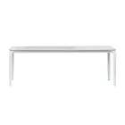 Mesa de Comedor de Exterior Extensible 318 cm en Aluminio y Gres - Filomena Viadurini